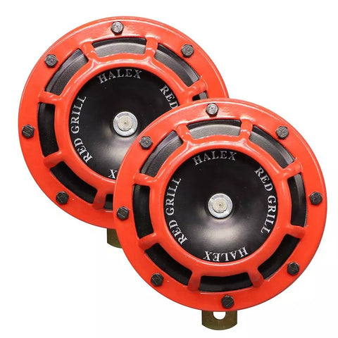 Red grill horn