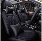 Ford ecosport PU leatherate luxury car seat cover with pillow and neckrest with bucket fitting