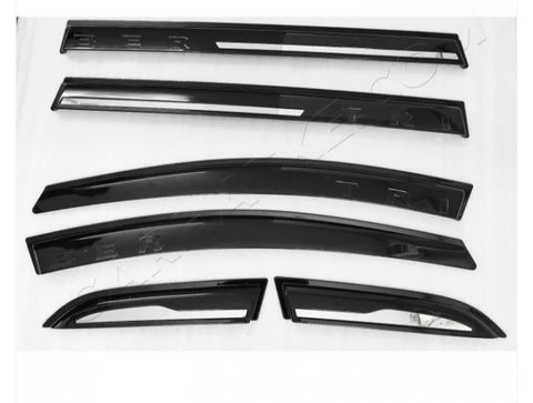 Chrome line door visor for renault triber 2019 onwards