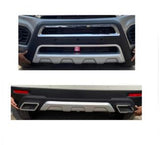 Maruti Suzuki Breeza 2020-2022 Front And Rear Bumper Guard In High Quality ABS Material