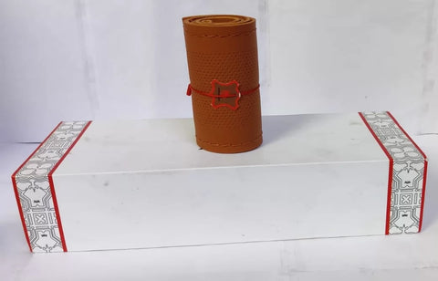 Leather steering cover for all cars