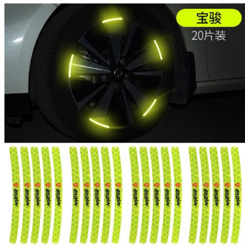 Tyre Lightening Stickers