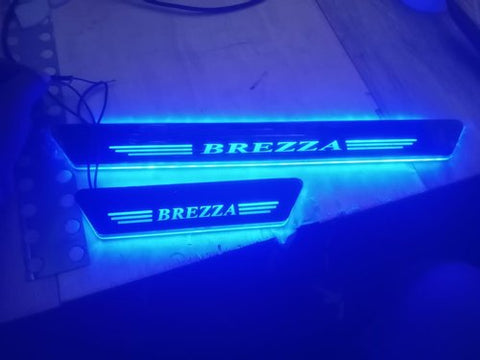 brezza scuff plate - world car accessories