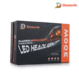 Dossnik 300W Super Power LED Headlight | 6500K | 30000 Lumens | Low & High Beam
