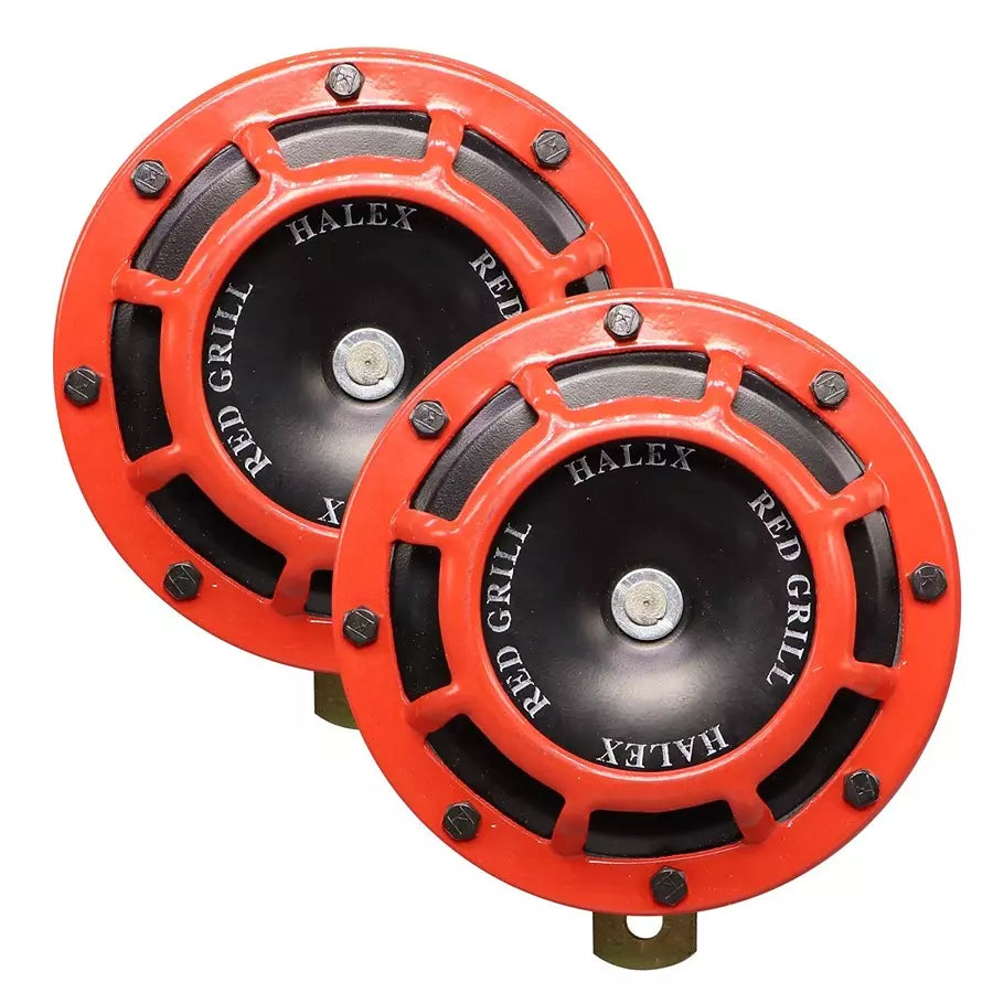 Red grill horn