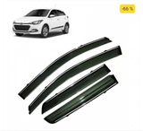 Chrome line door visor for hyundai Elite 2014-2018