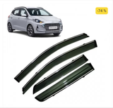 Chrome line door visor for hyundai grand I10 nios