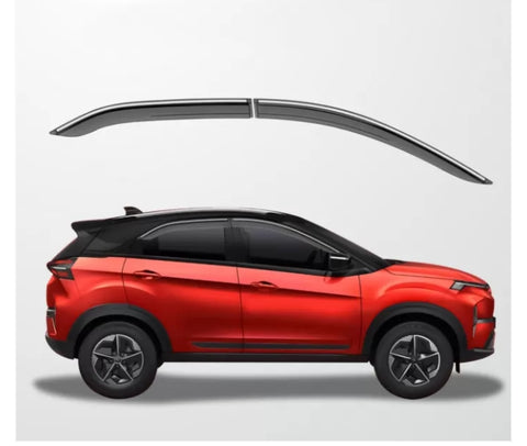 Chrome line door visor for tata Nexon 2017 onwards