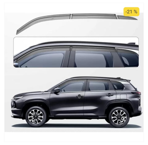 Chrome line door visor for grand vitara 2022 onwards