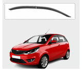 Tata bolt 2015 onwards window door visor with chrome line