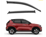 Chrome line door visor for kia sonet 2020 onwards