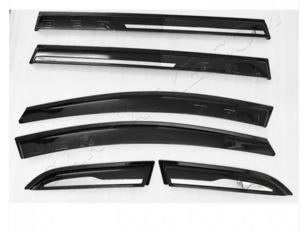 Chrome line door visor for renault triber 2019 onwards