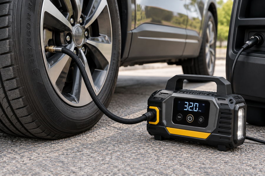 Car tyre inflators