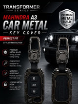Dossnik Transformer Series  Premium Metal Car Key Cover – Full Protection