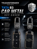 Dossnik Transformer Series  Premium Metal Car Key Cover – Full Protection