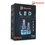 Dossnik Maxx Series S21 220W Super Power LED Headlight | 6000K | 22000 Lumens | Low & High Beam