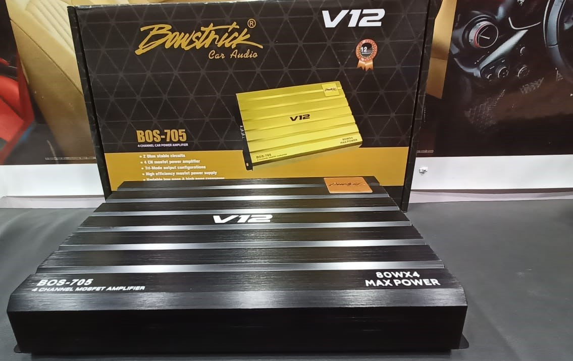 Bowstrick 4 CHANNEL CAR AMPLIFIER