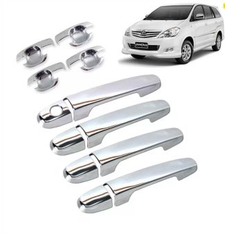 Car door handle chrome cover with handle bowl for Toyota Innova