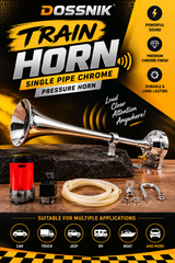 Train Single Pipe Chrome Pressure Horn