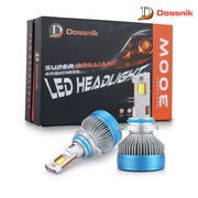 Dossnik 300W Super Power LED Headlight | 6500K | 30000 Lumens | Low & High Beam