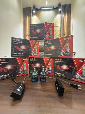 Dossnik T8 Series 180W LED Headlight | 6500K | 20000 Lumens | CANBUS Ready
