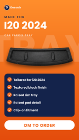 Car Parcel Tray for Hyundai i20 2024