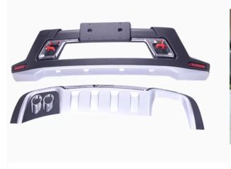 Jeep compass 2017 front and rear bumper guard protector in high quality ABS material