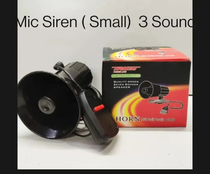 Police Siren With 3 Sound