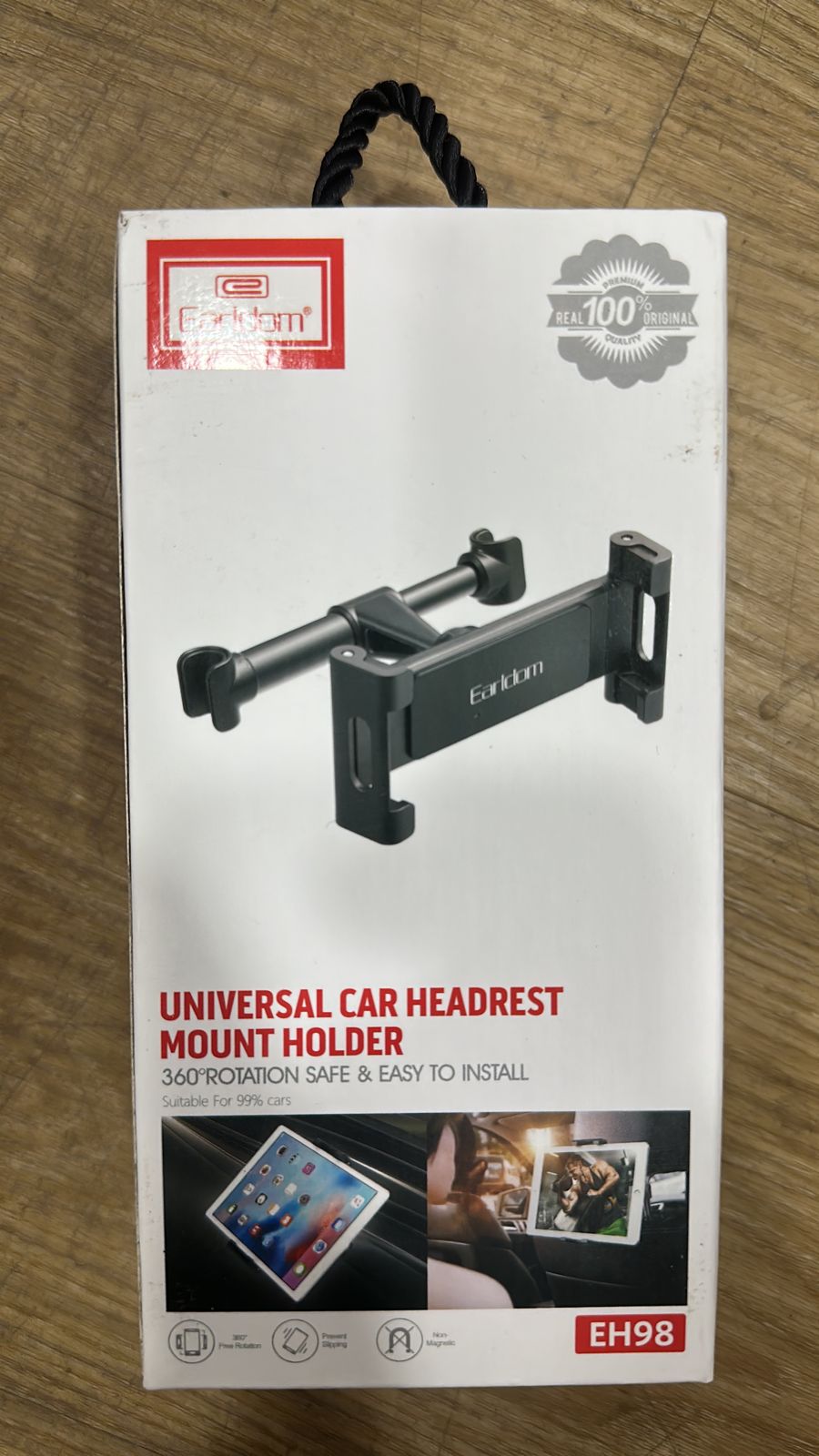 Universal car headrest mount holder