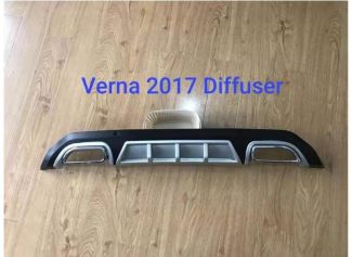 Sporty ABS Rear Diffuser For Hyundai Verna 2017-2020